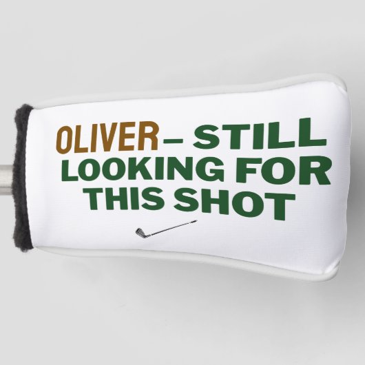 Fathers Day Golf Dad Still Looking Design Golfheadcover (Voorkant)