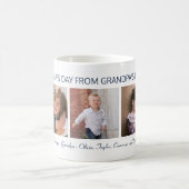Fathers Day Grandpa 3 Photo Collage Koffiemok (Center)