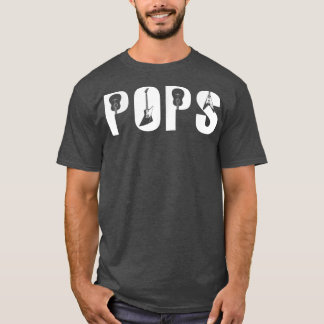 Fathers Day Guitar Lover Beste Poppen ooit gitaris T-shirt
