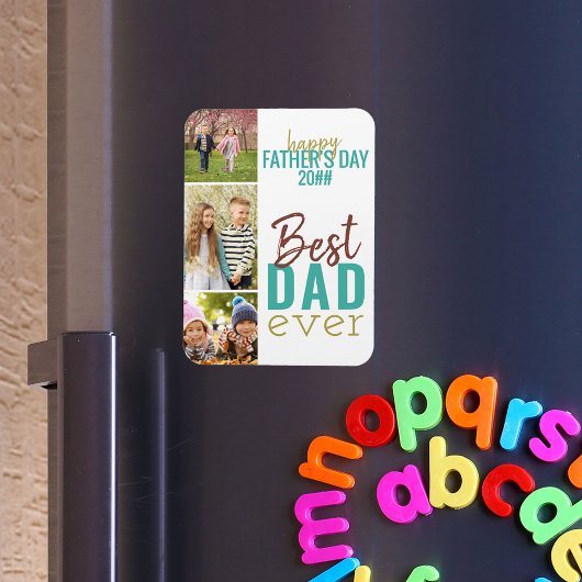 Father's Day Keepsake 3 Foto Magneet