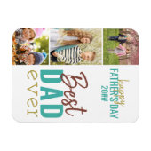 Father's Day Keepsake 3 Foto Magneet (Horizontaal)