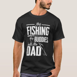 Fathers Day Mijn Vissen boeddies noemen me papa Vi T-shirt