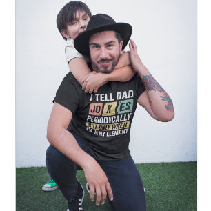 Fathers Day nerd Dad Science Wiskunde gift T-shirt