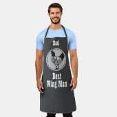 Fathers Day, pap Best Wing Man Chicken Schort (Gedragen)