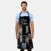Fathers Day PERSONALIZED  All-Over Print Apron Schort (Gedragen)