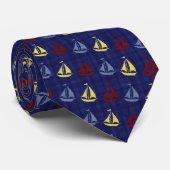 Fathers Day Sailships Stropdas (Opgerold)