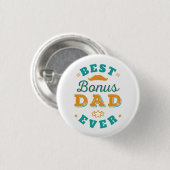 Fathers Day Stepdad Keepslag Novelty Ronde Button 3,2 Cm (Voorkant /achterkant)