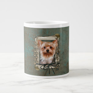 Fathers Day - Stone Paws - Yorkshire Terrier Jumbo Beker
