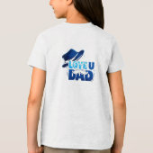 father's day Tri-Blend shirt (Achterkant)