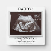 Fathers Day Ultrasound Foto's Zwangerschap Pap ont Fotoplaat (Voorkant)