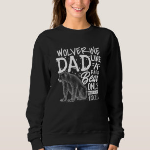 Fathers Day Wolverine Dad Papa Beer Trui