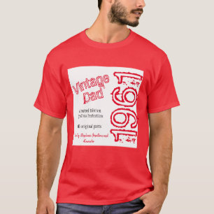 Father's Limited Edition Jaar Rood T-shirt