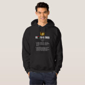 Fatheru2019s Day Black Father Definition African A Hoodie (Voorkant volledig)