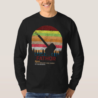 Fathor Mightier dan een normale vader voor mannen  T-shirt