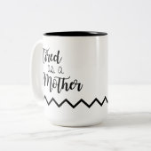 Fatigué comme une Mère Mug café (Devant gauche)