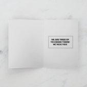 Fatigué de la prison ? Carte de vœux (Intérieur)