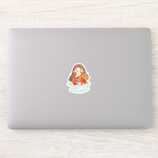 Fatigué mais béni | Sticker Vie Mère (Ordinateur)
