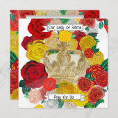 Fatima Prayer Card Kaart (Voorkant / Achterkant)
