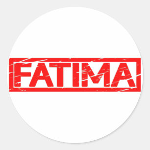 Fatima Stamp Ronde Sticker