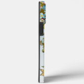 Fatima Virgin Mary Blue Floral Religious Case-Mate iPhone Case (Achterkant / Rechts)