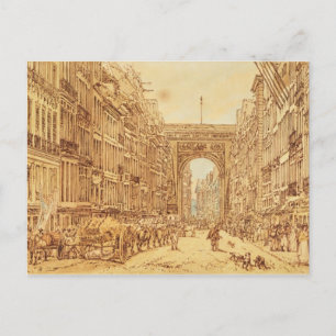 Faubourg en Porte Saint-Denis, 1801 Briefkaart