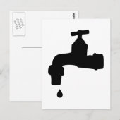 Faucet Briefkaart (Voorkant / Achterkant)