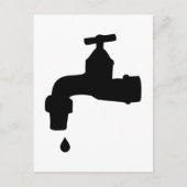Faucet Briefkaart (Voorkant)