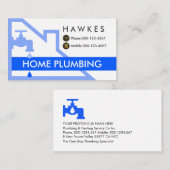 Faucet Leaking Under Roof Building Frame Visitekaartje (Voorkant / Achterkant)