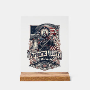 Faucheuse de Liberté Patriotique Squelette de Patr