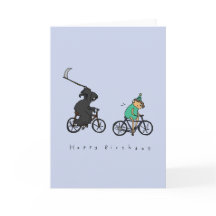 Faucheuse Grim sur roues | Carte d'Humour foncé