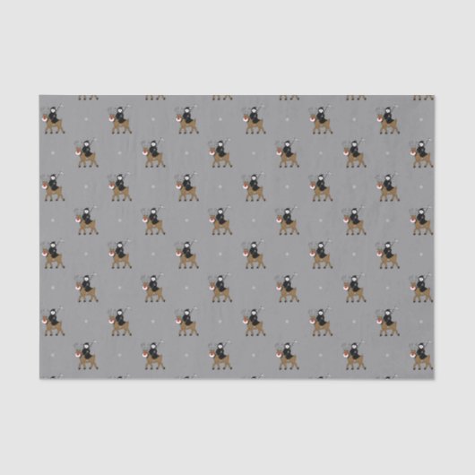 Faucheuse sur un papier de soie de soie de renne (Recto)