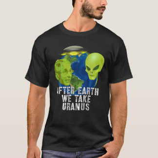 Fauci Alien UFO Buitspace Funny Conservative Ant T-shirt