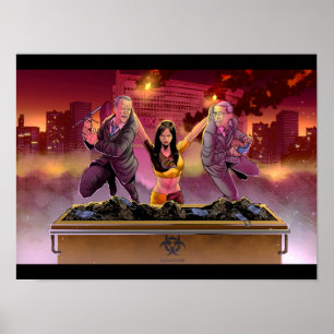 Fauci en Biden Bin Poster