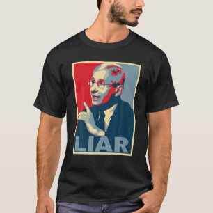 Fauci Liar Lied Retro Anthony Fauci is niet beken T-shirt