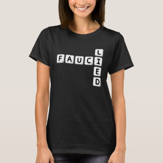 Fauci Lied Word Tiles T-shirt