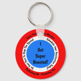 Fauci Ouchie Vaccinatie ik kreeg superBooster Sleutelhanger