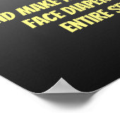 Fauci Pour Prison - Poster Anti Anthony Fauci (Coin)