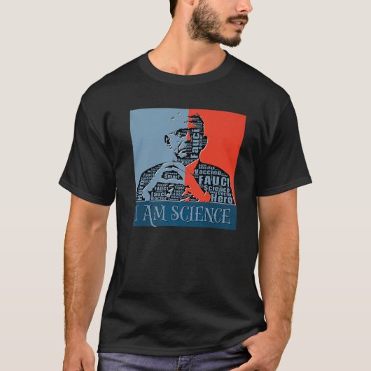 Fauci Trust Science  Retro Support Dr. Antho T-shirt (Voorkant)