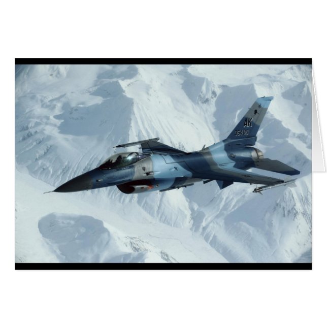 FAUCON F-16 DE COMBAT (Devant horizontal)