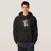 Fauler Lama Kerstmis Ugly met kerstdieren Hoodie (Voorkant volledig)