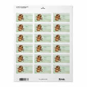 Faultier personalisiert etiket (Full Sheet)
