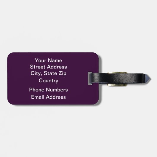 Faultline Apple Bagagelabel (Achterkant horizontaal)