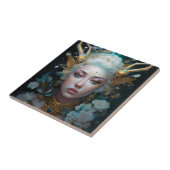 Faun Elf Vrouw Fantasy Kunst Tegeltje (Zijkant)