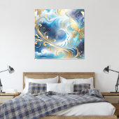 Fauna 1 - 001 canvas afdruk (Insitu (Slaapkamer))