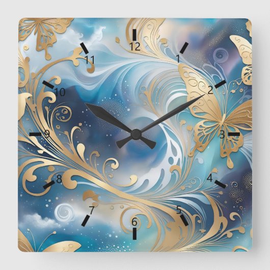 Fauna 1 - 001 vierkante klok (Voorkant)