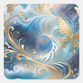 Fauna 1 - 001 vierkante sticker