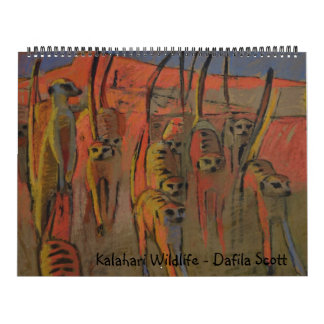 Faune de Kalahari - calendrier