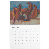 Faune de Kalahari - calendrier (Mar 2026)