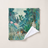 Faune sauvage au Tropcal Jungle Painting (Gant de toilette)