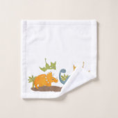 Faune sauvage de Cute Dinosaure (Gant de toilette)